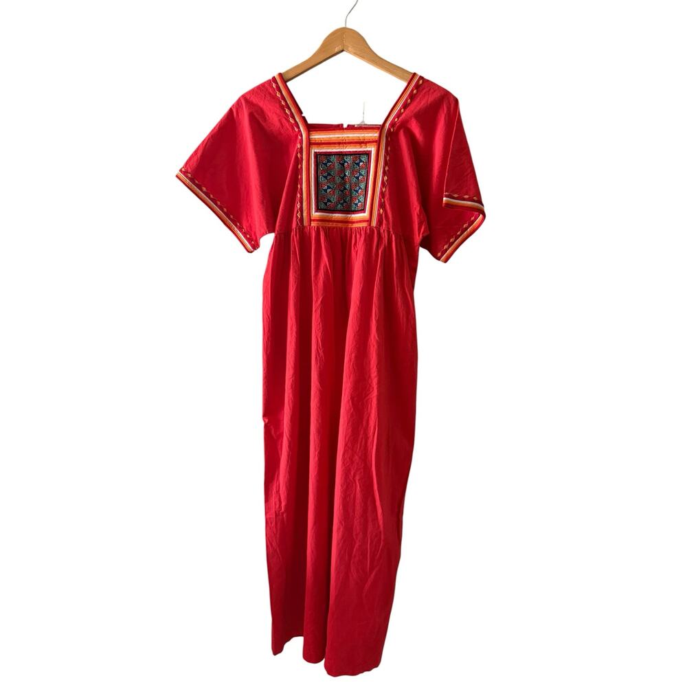 Vintage 70s Thai embroidered maxi dress by Shayna 🌺 - Picture 10 of 11